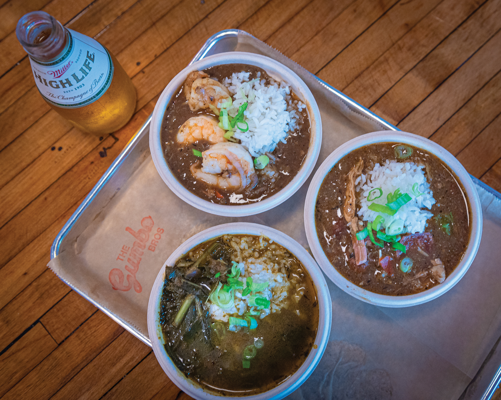 Cheap Eats: The Gumbo Bros — Gumbo Tasting Trio — $14